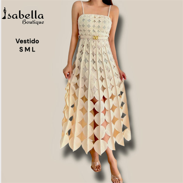 Vestido beige Lorena