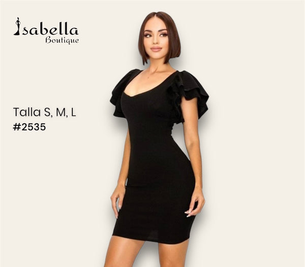 Vestido negro strech