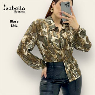 Blusa estampada