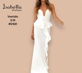 Vestido blanco largo