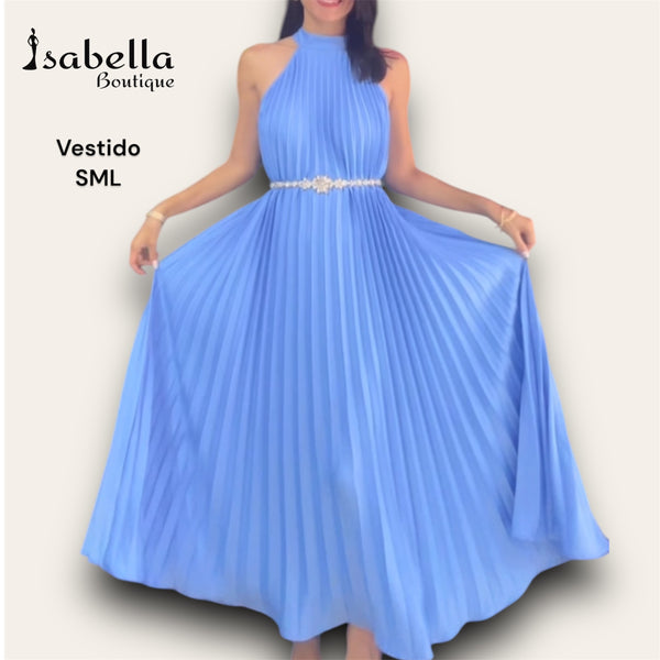 Vestido Celeste