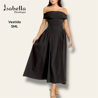 Vestido negro Alba