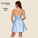 Vestido celeste Nicole