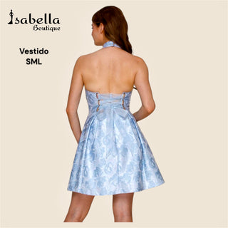 Vestido celeste Nicole