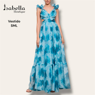 Maxi Vestido Turquesa