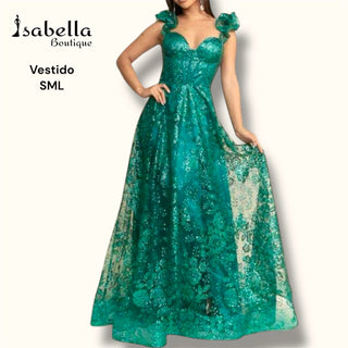 Vestido verde Vanessa