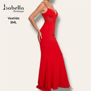 Vestido rojo Aurora