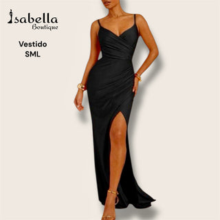 Vestido negro Geo
