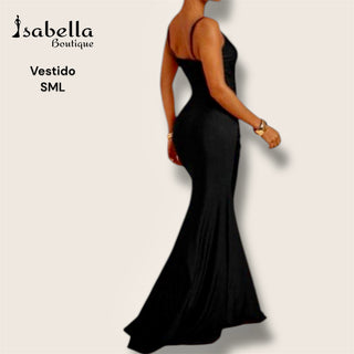 Vestido negro Geo
