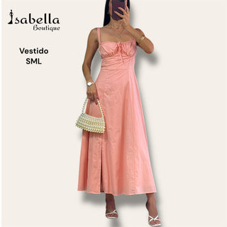 Vestido rosa Mía