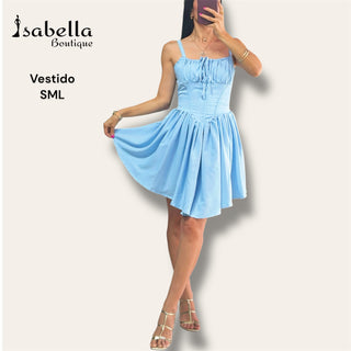 Vestido baby blue