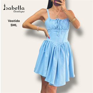 Vestido baby blue