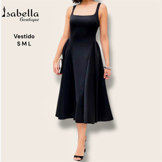 Vestido midi Monica