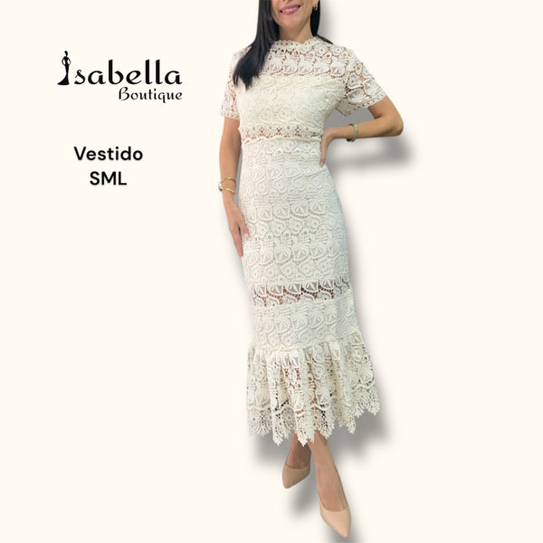 Vestido beige Ema