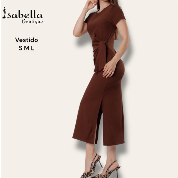 Vestido midi Moka