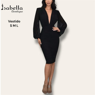 Vestido negro Sofía