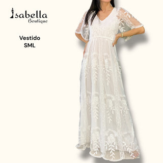 Vestido Gabriela blanco
