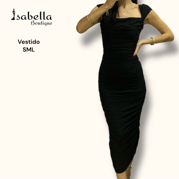 Vestido negro Kenia