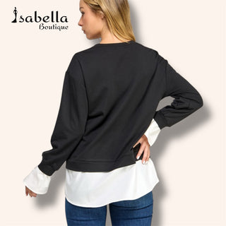 Suéter negro Cristal