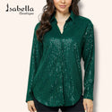Blusa lentejuela Esmeralda