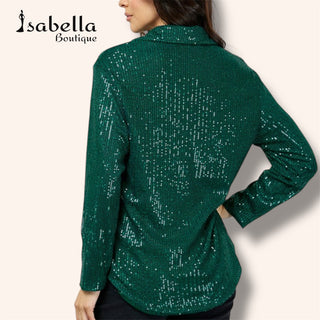 Blusa lentejuela Esmeralda
