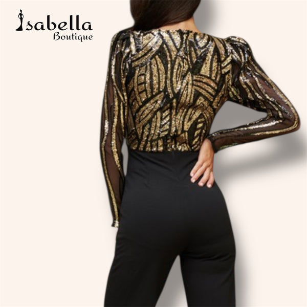 Enterizo negro Carla