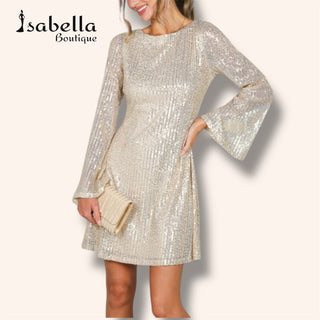 Vestido sequin Gisela