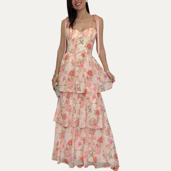 Vestido Olanes Coral