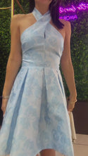 Vestido celeste Nicole